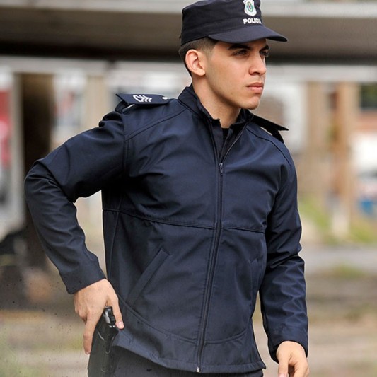 Campera Softshell Azul Alcatraz