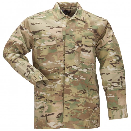Camisa 5.11 Tactical Rip-Stop Tdu Multicam...