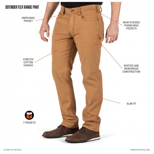 Pantalon Defender Flex Rang 5.11 Tactical