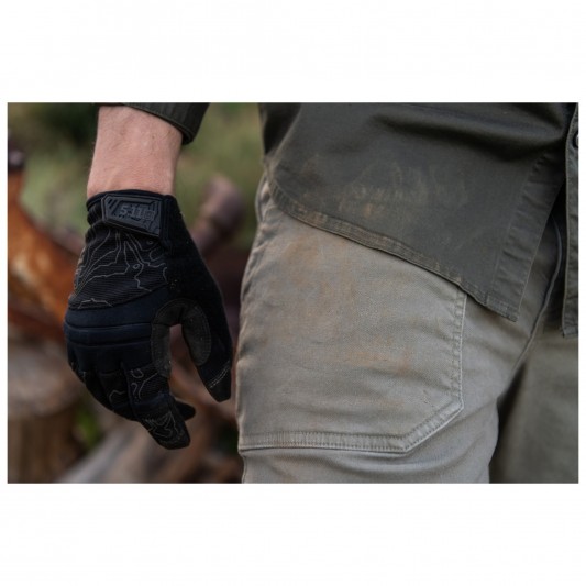 Guante Tac De Alta Abrasion - Negro
