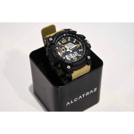 Reloj Hombre Tactico Alcatraz Cronometro Fecha...