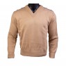 Tricota Sweater Cuello V Termico Beige Prefectura Alcatraz