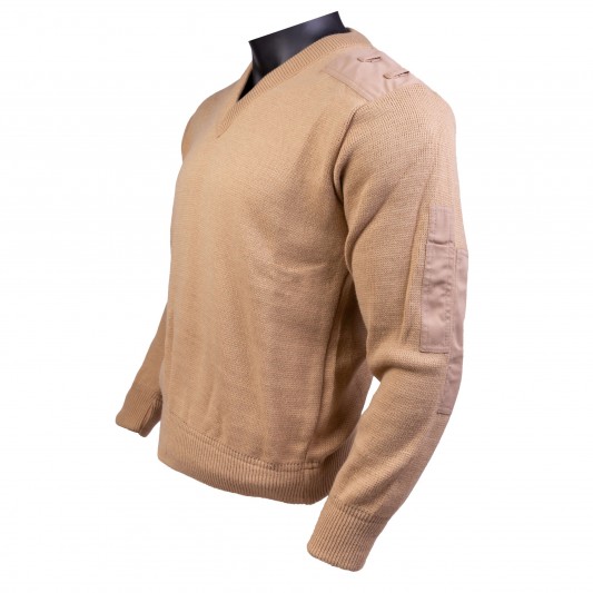 Tricota Sweater Cuello V Termico Beige...