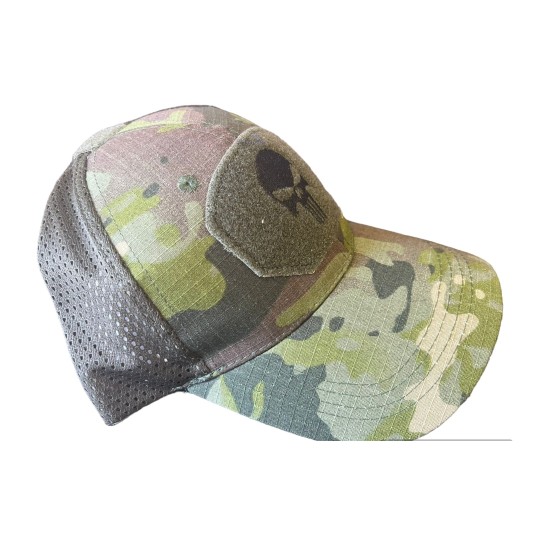 Gorra Punisher Camuflada Calavera Fuerzas...