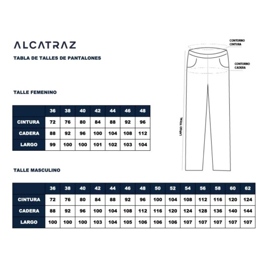 Pantalon Bombacha Negro Elastizado Hombre/Mujer...