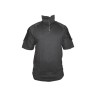 Camisaco Combat Negro Manga Corta