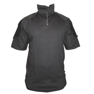 Camisaco Combat Negro Manga...