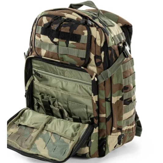 Mochila Rush 24 5.11 Woodland Rural 37 Litros