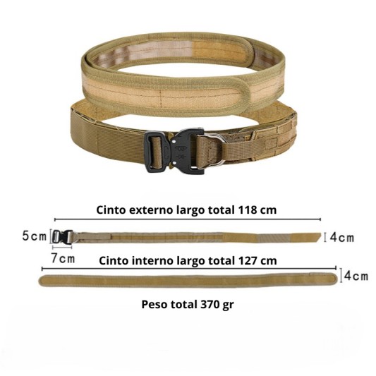 Combo Cinturon interno + Externo