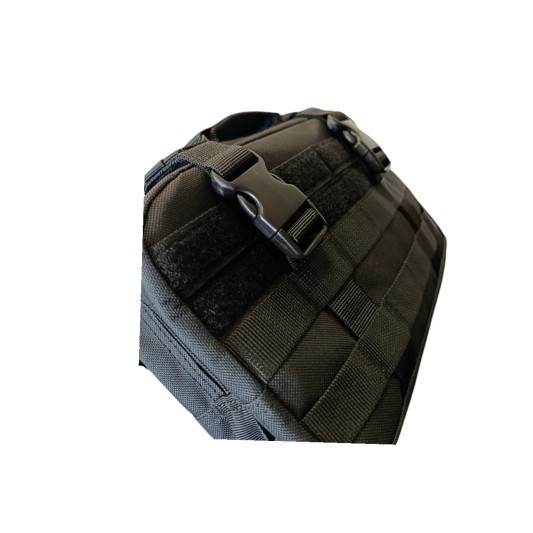Pouch Multiuso Negro Con Sistema MOLLE