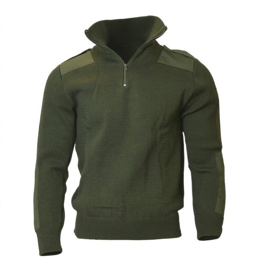 Tricota Policial Verde Cuello Alto Campera...