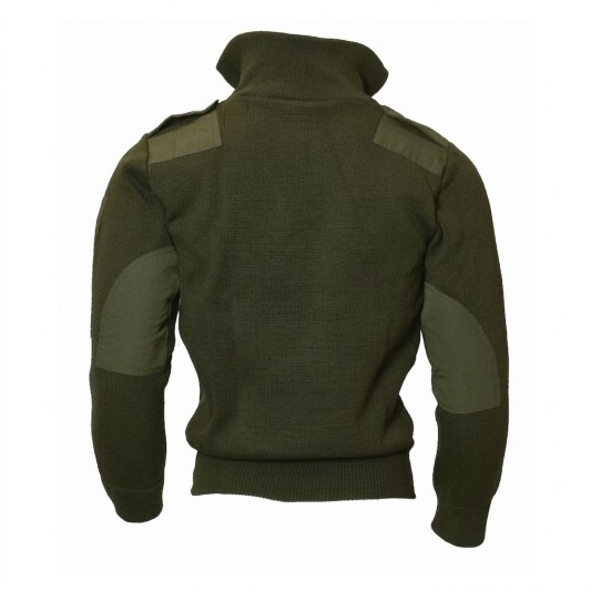 Tricota Policial Verde Cuello Alto Campera...