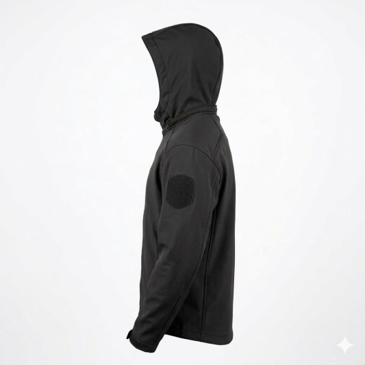 Campera Softshell Ultra Negra Alcatraz