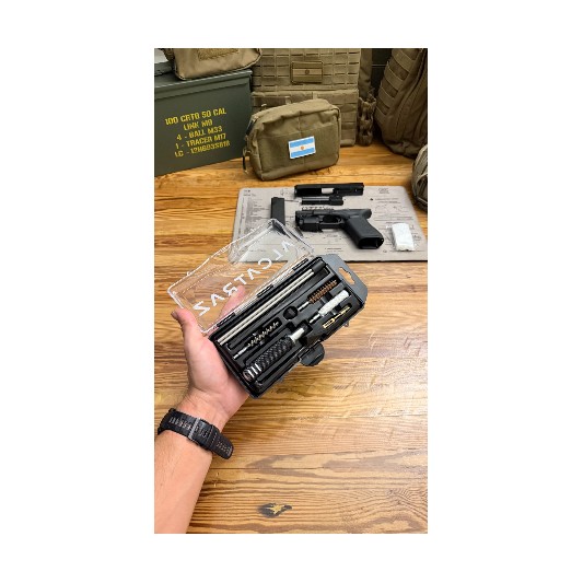 Kit Profesional de Limpieza para Arma Corta 9...