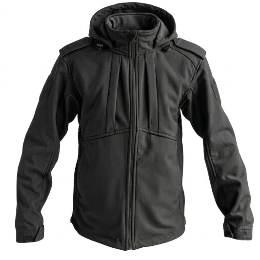 Campera Softshell Ultra Negra Alcatraz