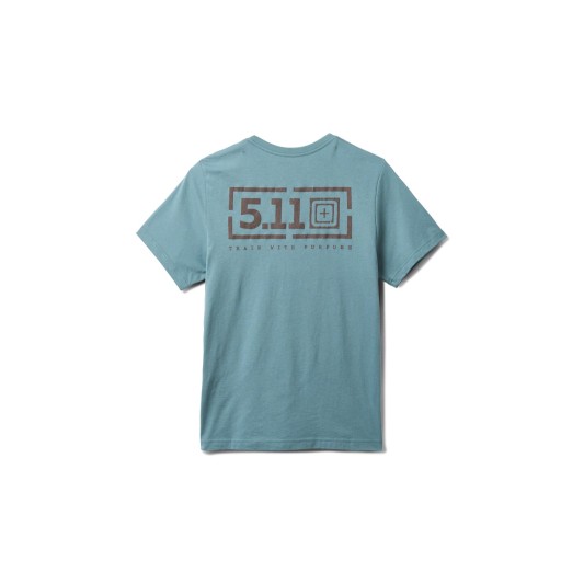 REMERA 5.11 PT-R BLUE AGAVE — DISTRIBUIDOR OFICIAL