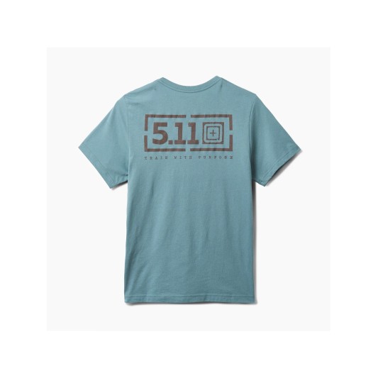 REMERA 5.11 PT-R BLUE AGAVE — DISTRIBUIDOR OFICIAL